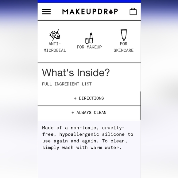 MAKEUPDROP beauty and skincare blender makeup - Picture 3 of 5